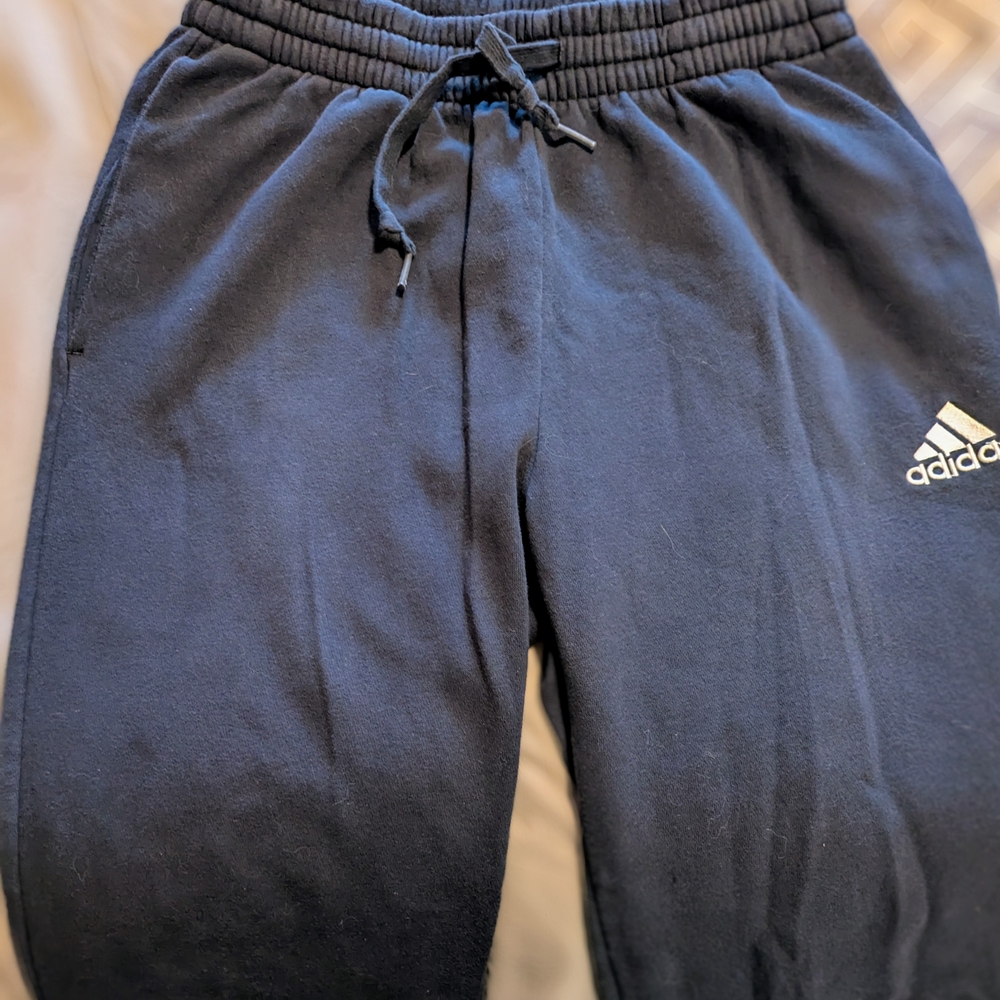 Adidas Mens Blue Jogger Pants